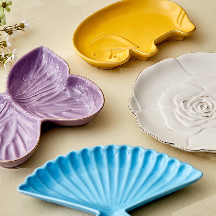 Bleam Butterfly Ceramic Decorative Platter