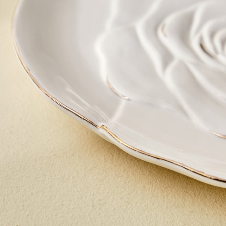 Bleam Rose Ceramic Decorative Platter