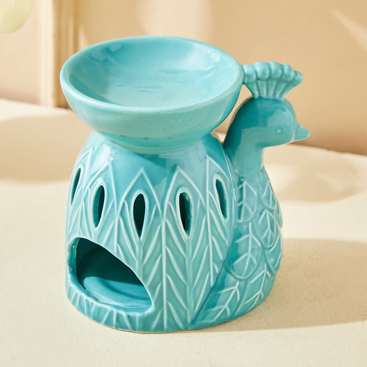 Rylee Ivana Ceramic Peacock Burner