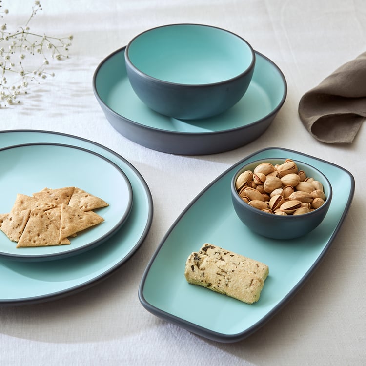 Soulful Pastels Double Melamine Side Plate - 18cm