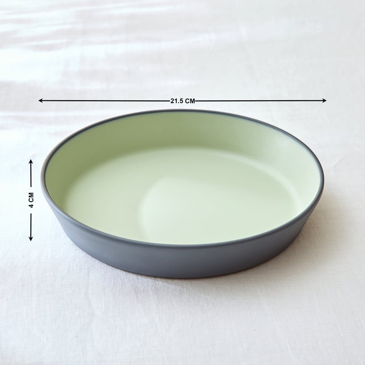 Soulful Pastels Double Melamine Deep Dish - 21.5cm