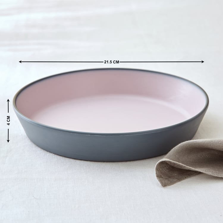 Soulful Pastels Double Melamine Deep Dish - 21.5cm