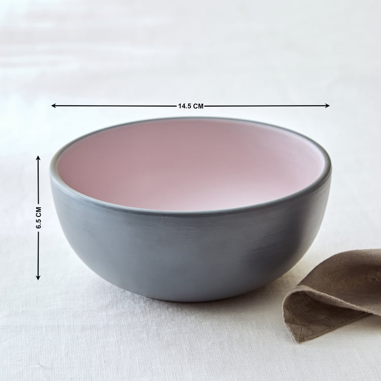 Soulful Pastels Double Melamine Serving Bowl - 660ml