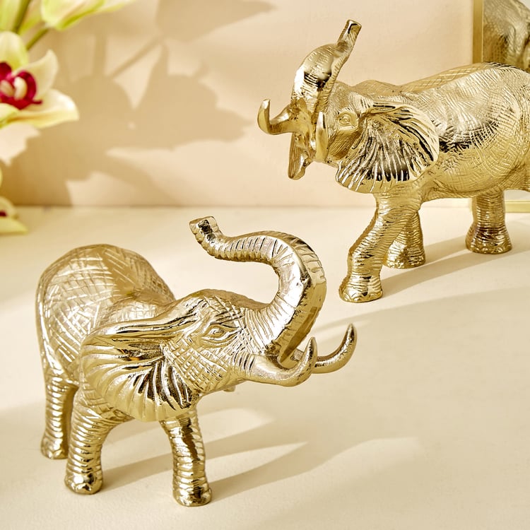 Hoovu Faro Metal Elephant Figurine