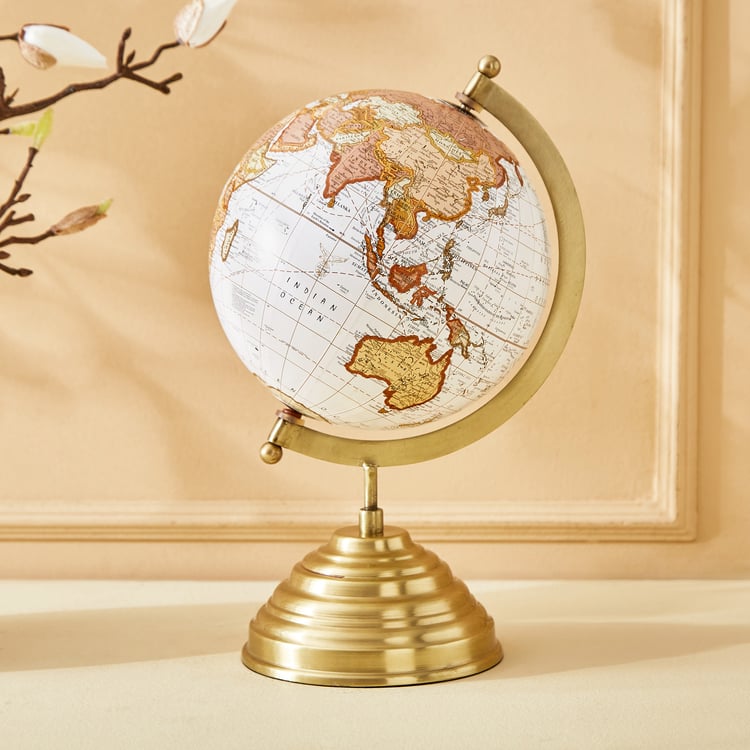 Eternity Viva Rim Metal Globe Table Accent