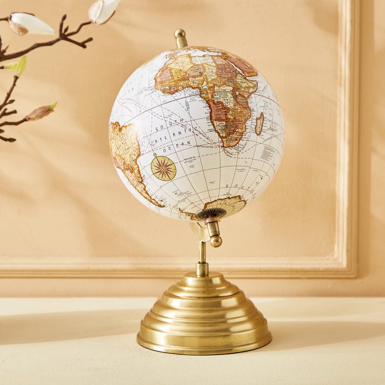 Eternity Viva Rim Metal Globe Table Accent