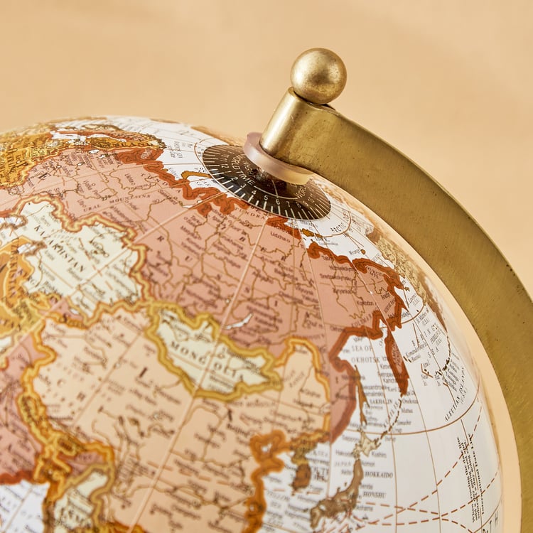 Eternity Viva Rim Metal Globe Table Accent