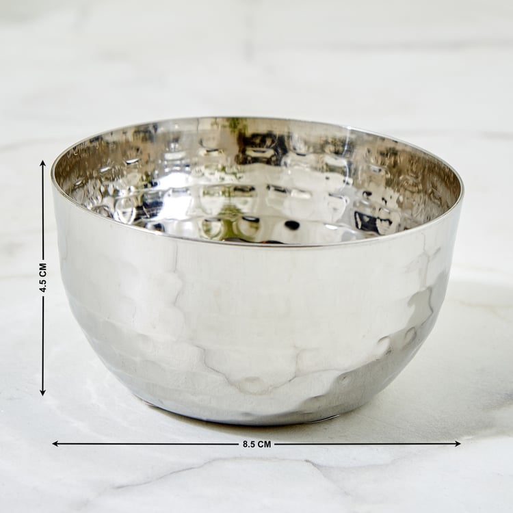 Blaze Panchavati Stainless Steel Hanmmered Bowl - 170ml