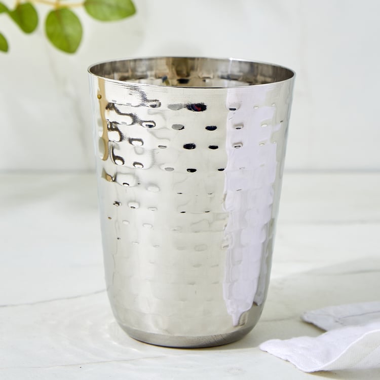 Blaze Panchavati Stainless Steel Hammered Tumbler - 350ml