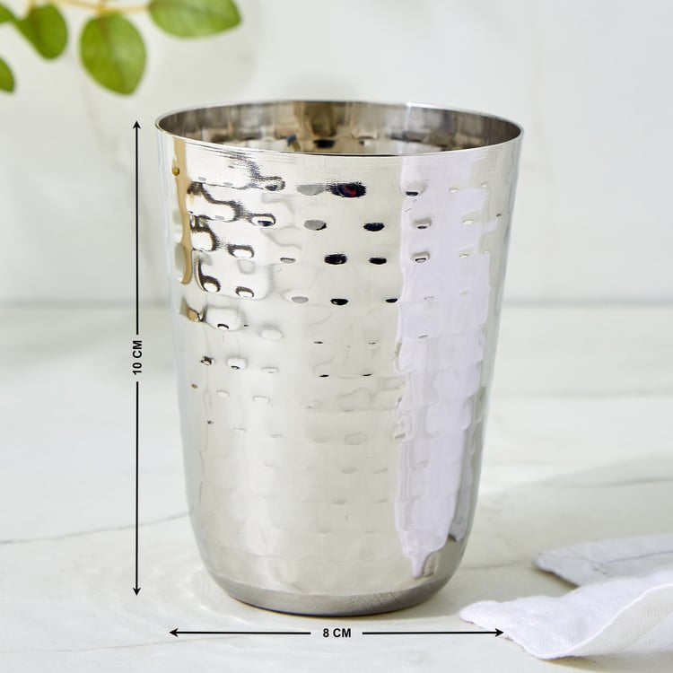 Blaze Panchavati Stainless Steel Hammered Tumbler - 350ml