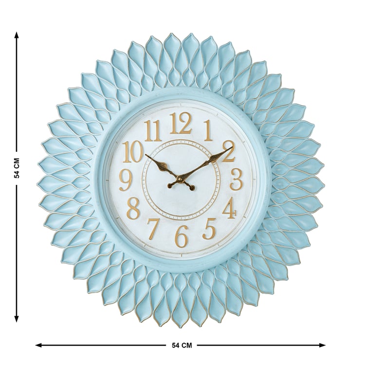 Corsica Fortune Glass Wall Clock - 54cm