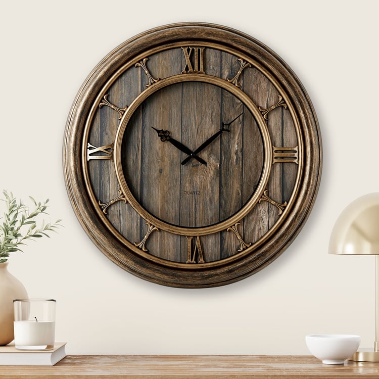 Corsica Fortune Glass Wall Clock - 56cm