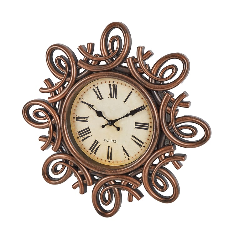 Corsica Fortune Glass Wall Clock - 45cm