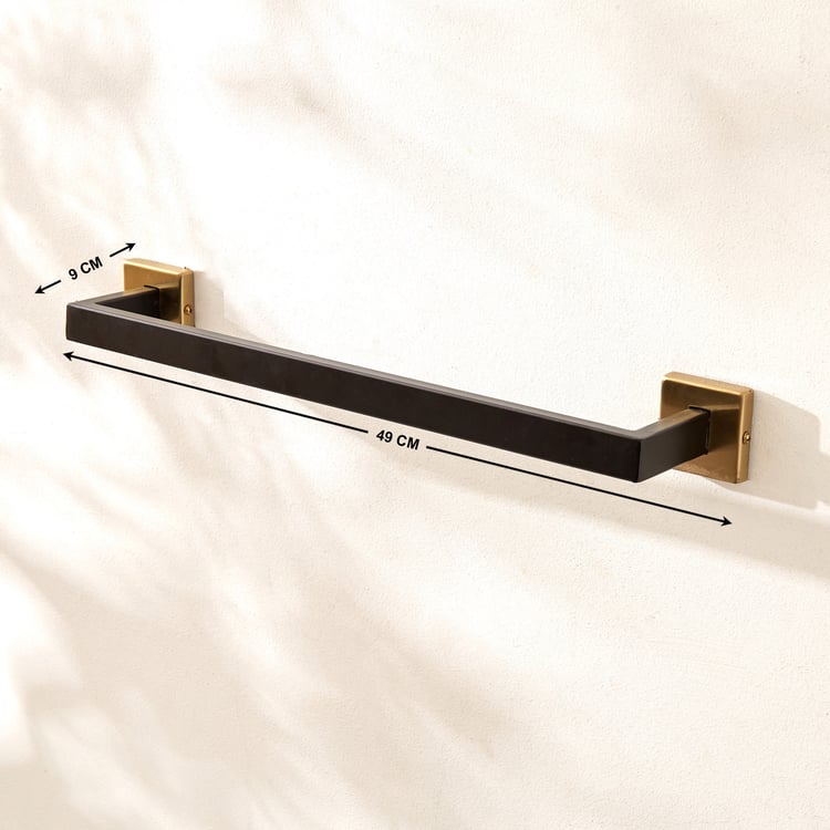 Aubree Raven Metal Towel Bar