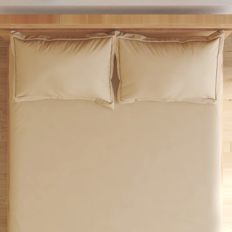 Natura Cotton 250TC 3Pcs King Fitted Bedsheet Set