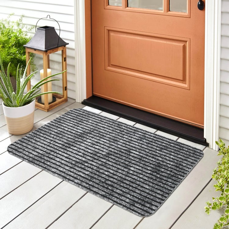 Corsica Stria Polypropylene Doormat - 60x40cm