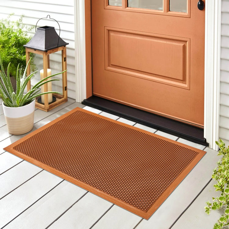 Corsica Tortouse PVC Anti-Slip Doormat - 60x40cm