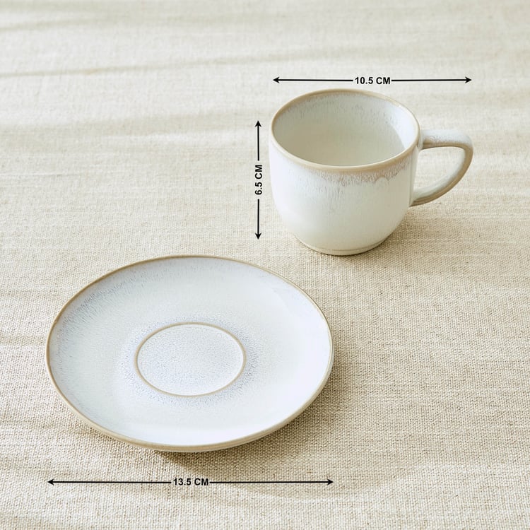 Cadenza Jane Stoneware Cup and Saucer - 160ml