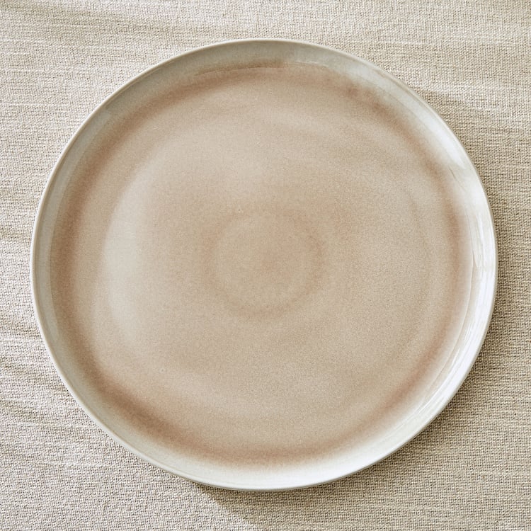 Cadenza Muskmelon Stoneware Printed Dinner Plate - 27cm