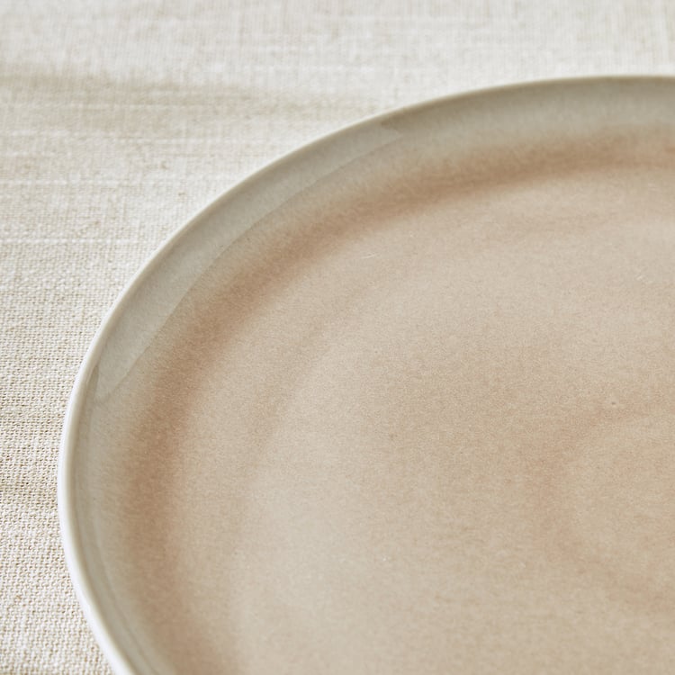 Cadenza Muskmelon Stoneware Printed Dinner Plate - 27cm