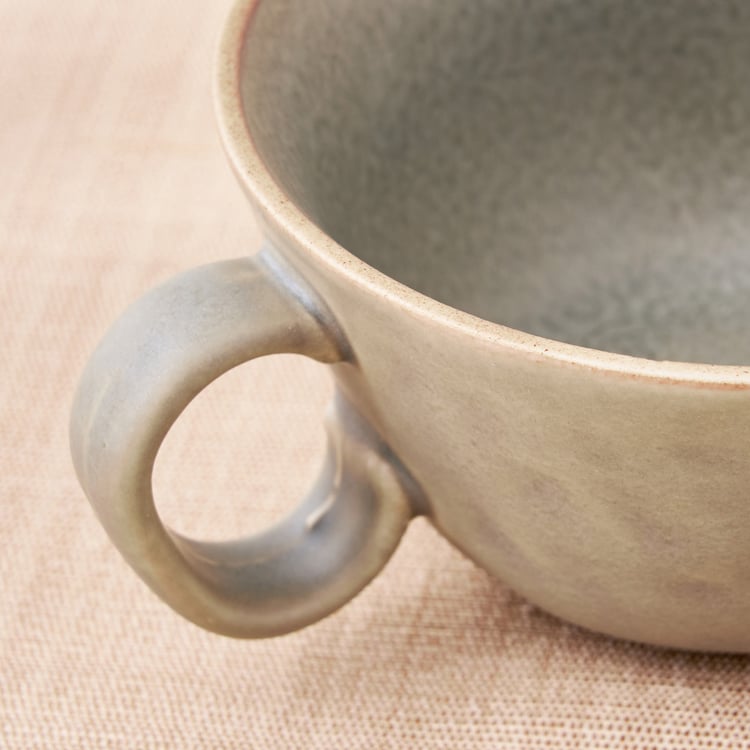 Natura Stoneware Cup and Saucer - 150ml