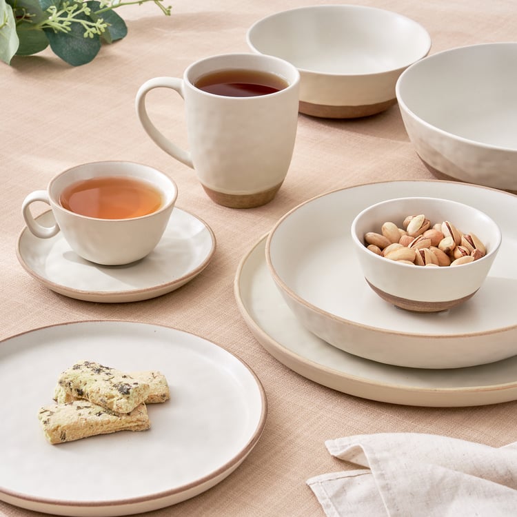 Natura Stoneware Cup and Saucer - 150ml