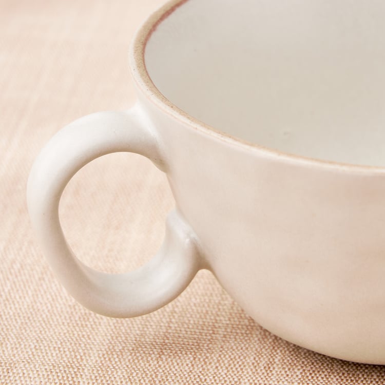 Natura Stoneware Cup and Saucer - 150ml