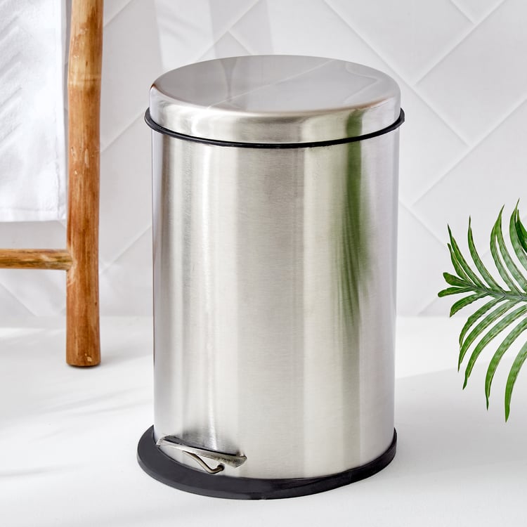 Corsica Rhodes Stainless Steel Pedal Waste Bin - 11L