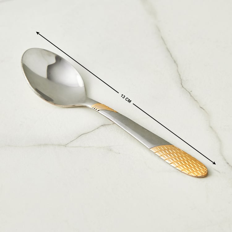 Glister Amara Set of 6 Stainless Steel Tea Spoons