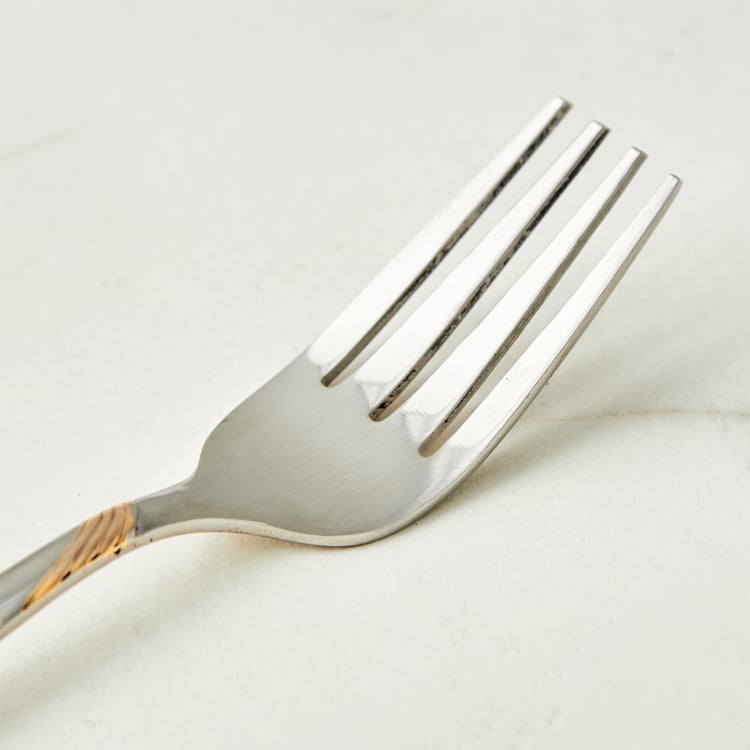 Glister Amara Set of 6 Stainless Steel Dinner Forks