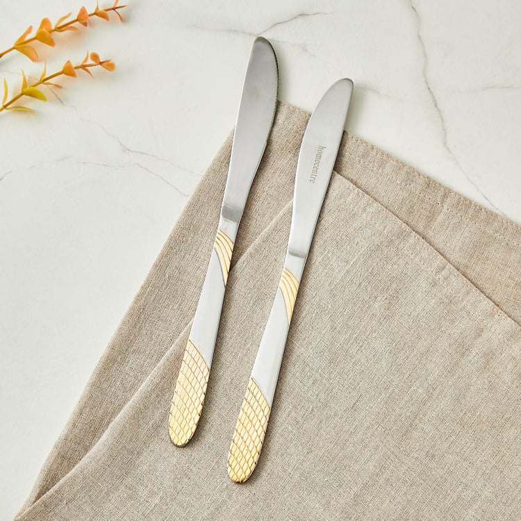 Glister Amara Set of 2 Stainless Steel Dessert Knife