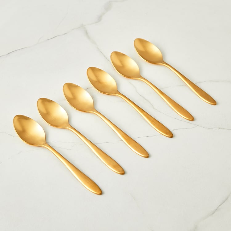 Glister Arely Set of 6 Stainless Steel Baby Spoons