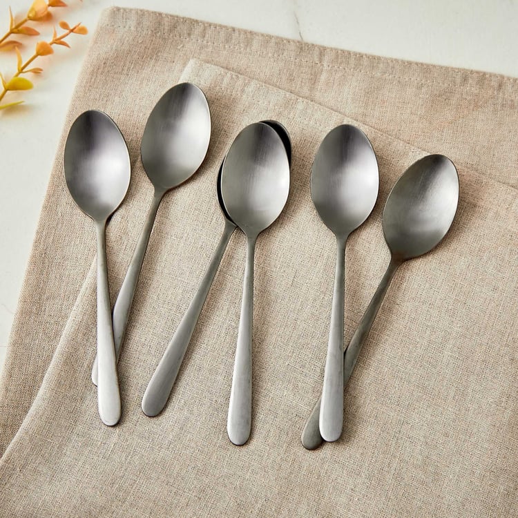 Glister Austere Set of 6 Stainless Steel Teaspoons