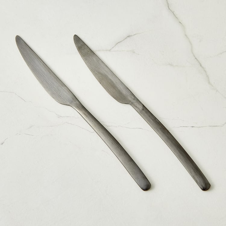 Glister Austere Set of 2 Stainless Steel Dessert Knife