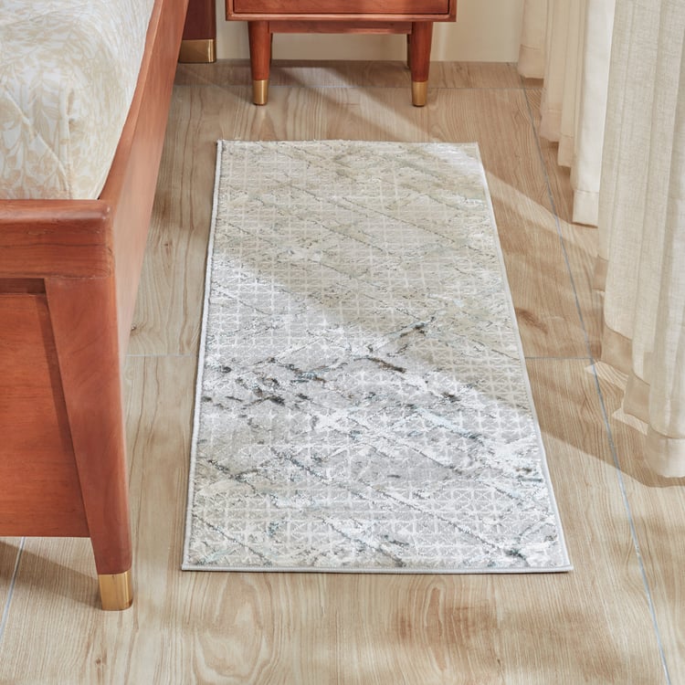 Zephyr Rhodes Woven Bedroom Runner - 150x50cm