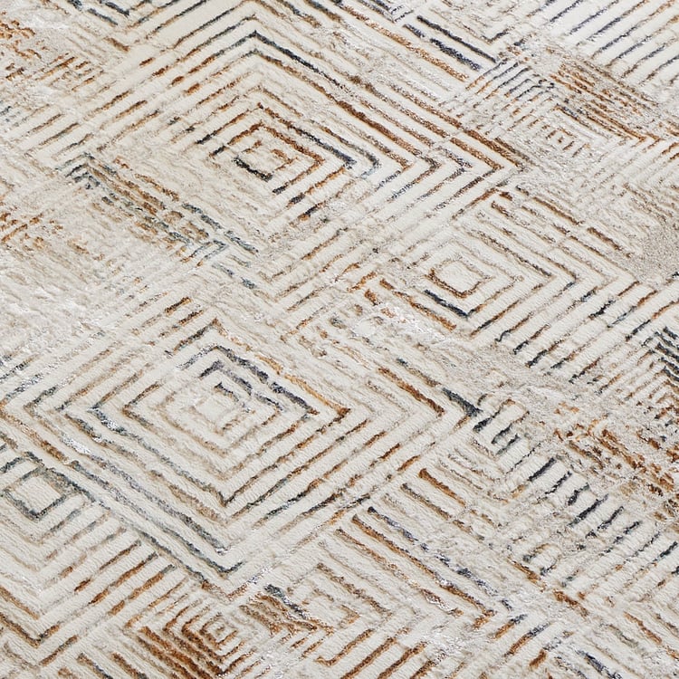 Zephyr Camden Geometric Woven Carpet - 210x150cm