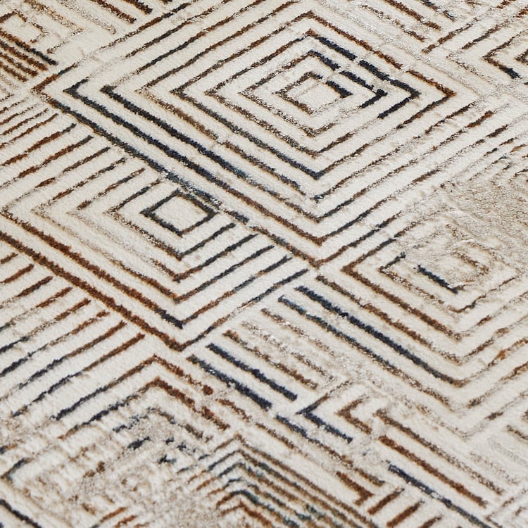 Zephyr Camden Geometric Woven Carpet - 180x120cm