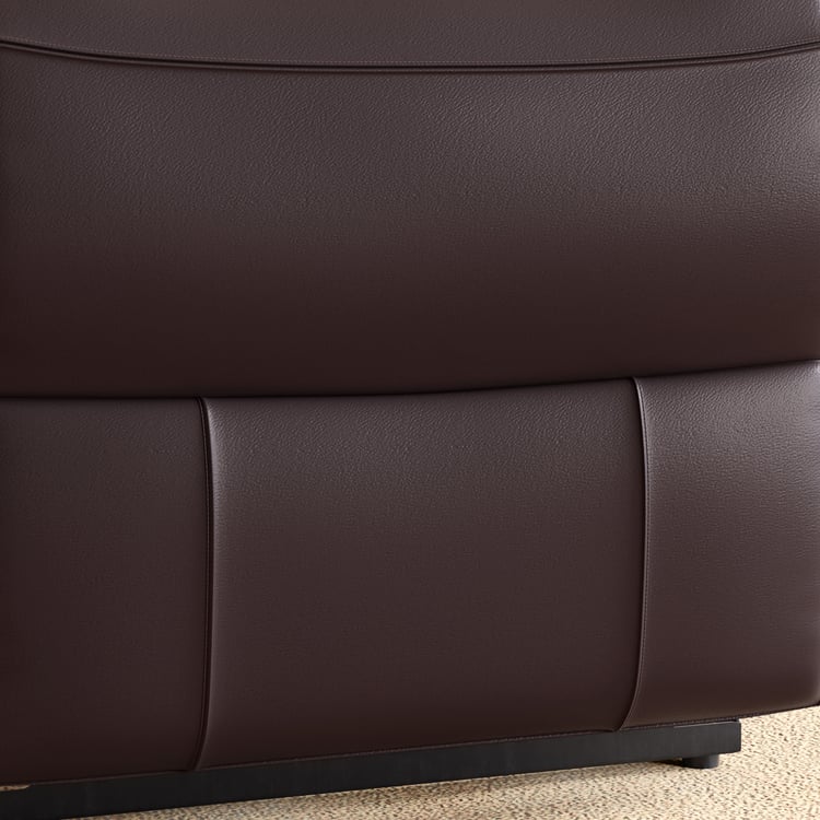 Stockholm Half Leather 1-Seater Electric Recliner