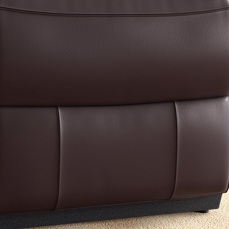 Stockholm Half Leather 1-Seater Stationary Recliner