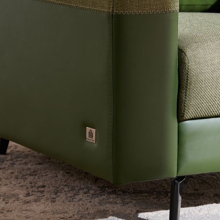 Andes Fabric 1-Seater Sofa - Green