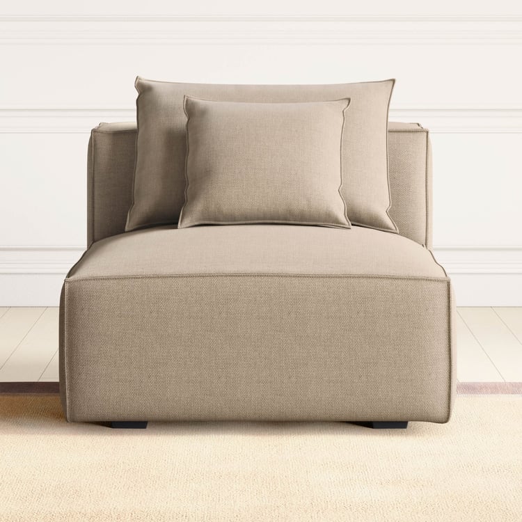 Mills Fabric 1-Seater Armless Sofa