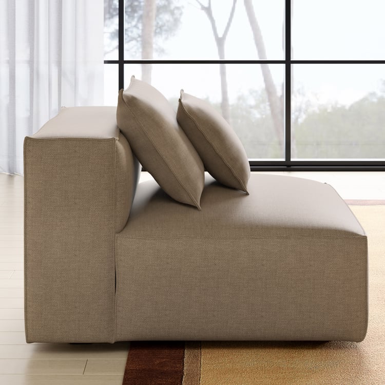 Mills Fabric 1-Seater Armless Sofa