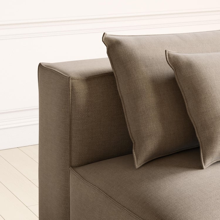 Mills Fabric 1-Seater Armless Sofa