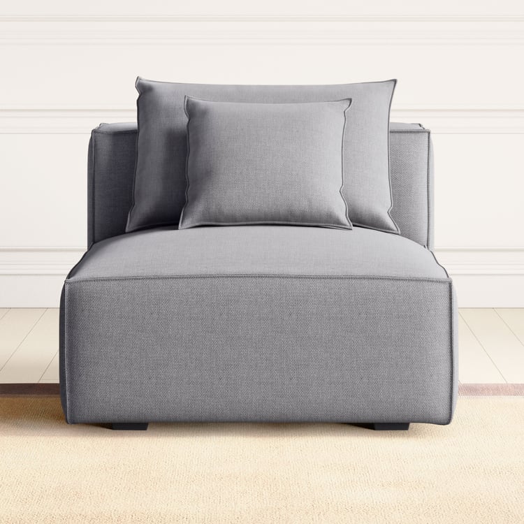 Mills Fabric 1-Seater Armless Sofa