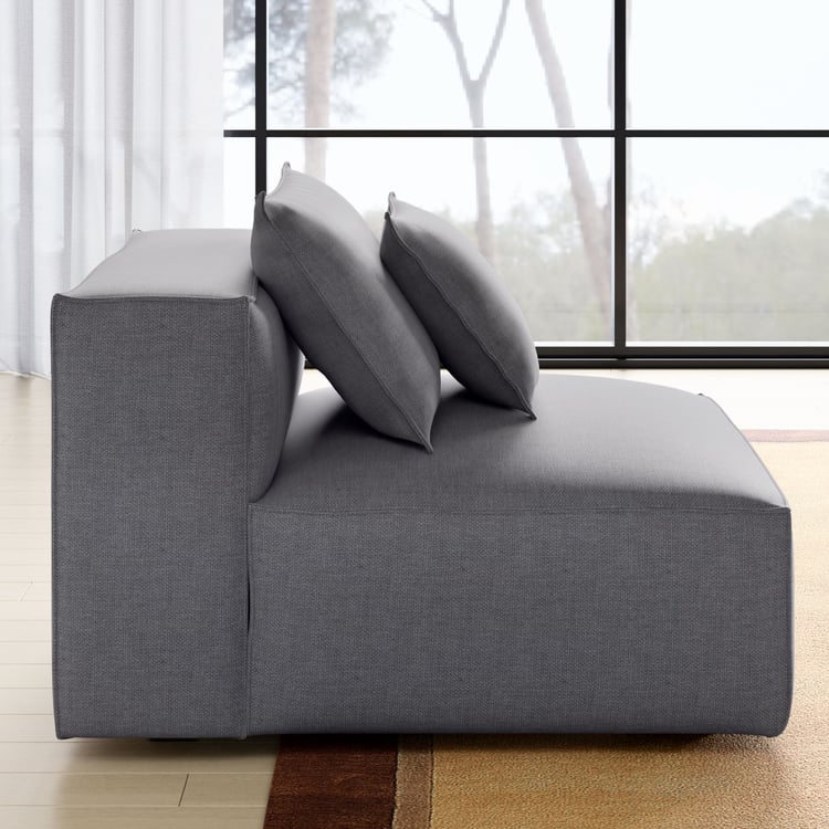 Mills Fabric 1-Seater Armless Sofa