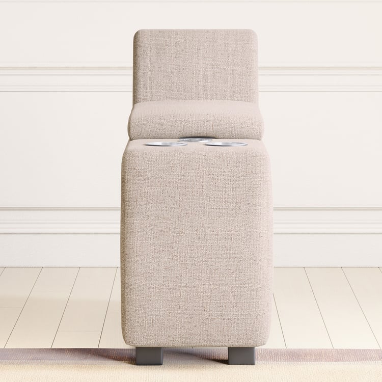 Wells Fabric Sofa Console - Beige