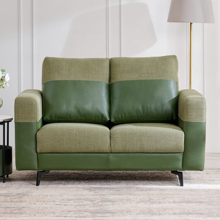 Andes Fabric 2-Seater Sofa - Green