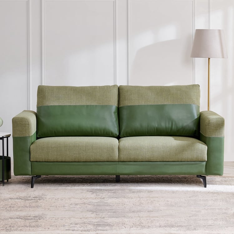 Andes Fabric 3-Seater Sofa - Green