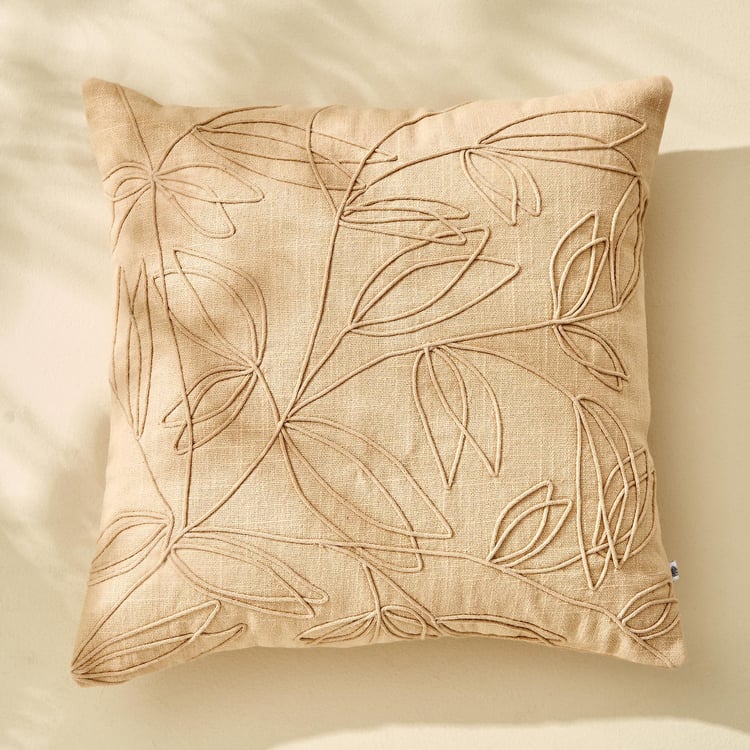 Poetry Clipper Dori Embroidered Cushion Cover - 40x40cm