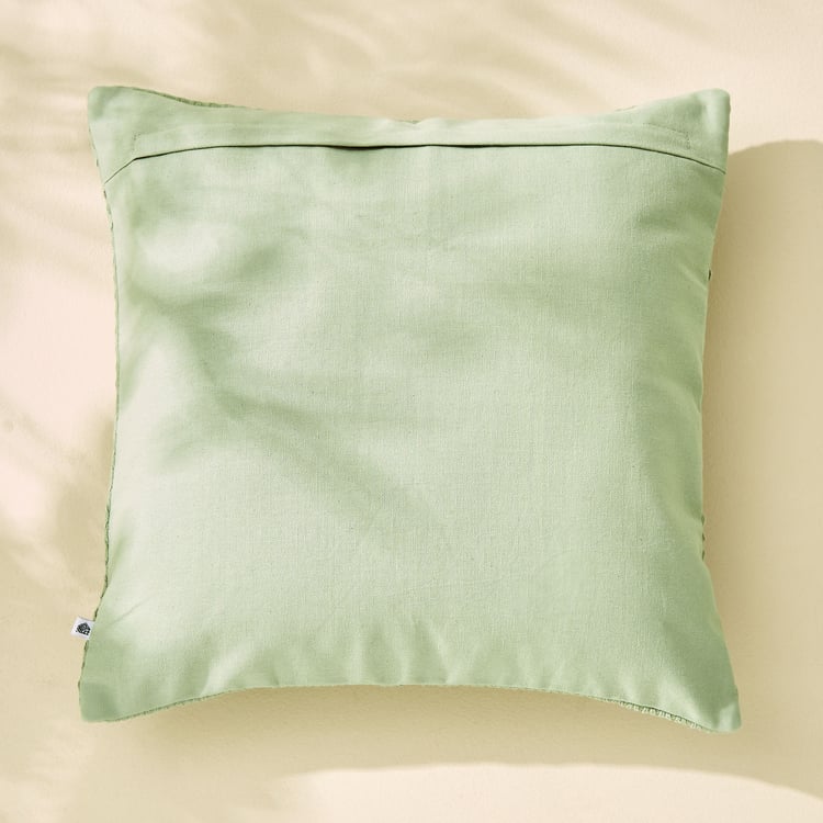 Poetry Woven Cushion Cover - 40x40cm